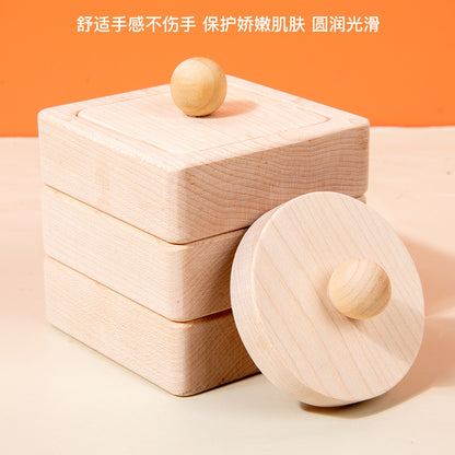 Geometric Matching Toys Cross-border Hand-held Board Cognitive Teaching Aids Early Education Educational Baby Toys Over 6 Months - image 2