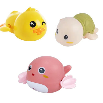 Baby Bath Toys Kidsren's Water Play Little Duck Swimming Baby Kids Playing in Water Little Duck Little Turtle Boys and Girls - image 5