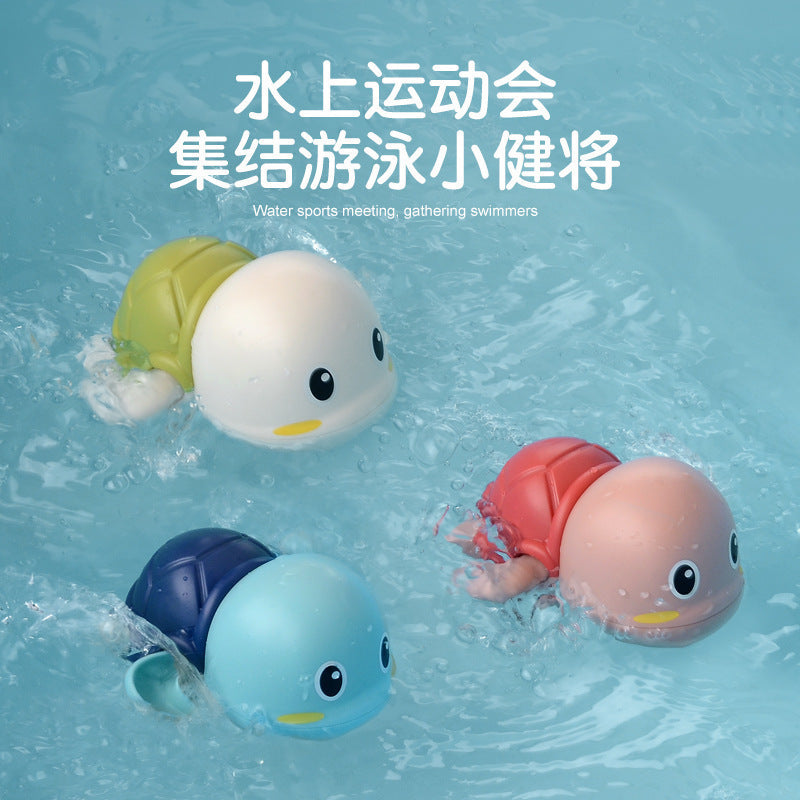 Tiktok Bath Toys for Children, Small Dolphins Swimming in Water, Baby Kids Playing with Water, Little Ducks, Little Turtles for Boys and Girls - image 1