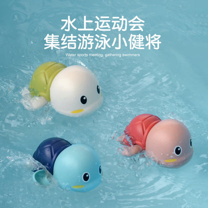 Tiktok Bath Toys for Children, Small Dolphins Swimming in Water, Baby Kids Playing with Water, Little Ducks, Little Turtles for Boys and Girls - image 1
