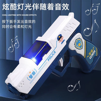 Children's baby police toy gun simulation electric projection sound and light 0-1 years old 3 girls boys gift toys wholesale - image 2