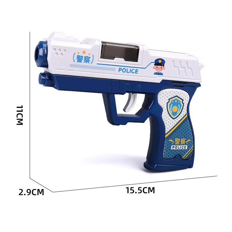 Children's baby police toy gun simulation electric projection sound and light 0-1 years old 3 girls boys gift toys wholesale - image 3