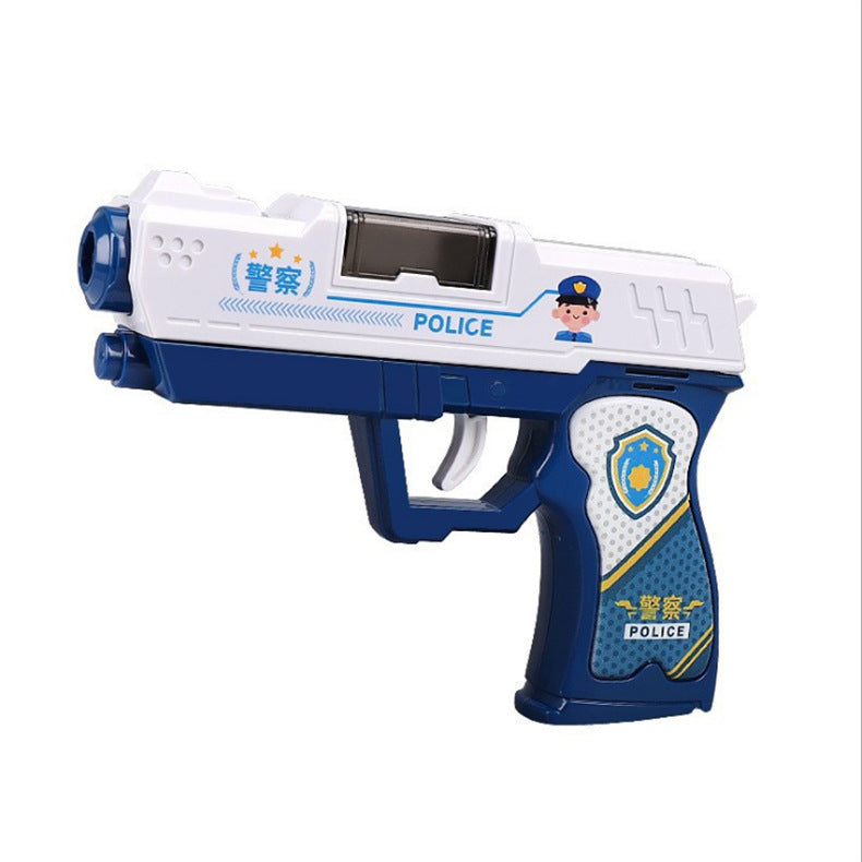 Children's baby police toy gun simulation electric projection sound and light 0-1 years old 3 girls boys gift toys wholesale - image 5