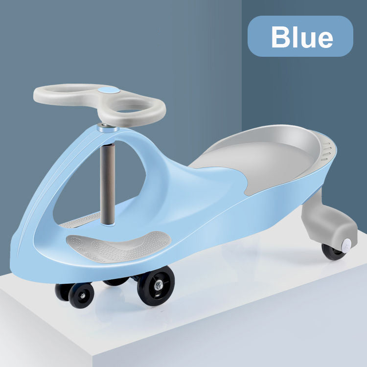 Wiggle Car Ride-On Toy with Anti-Slip Pedals