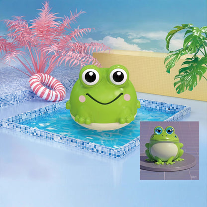 Automatic induction whale water ball toy frog crab octopus rotating water ball swimming baby bath toy - image 2