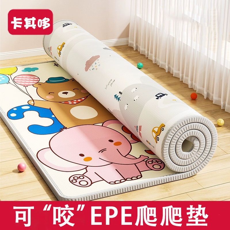 Baby Crawling Mat Bedroom Thickeneded Crawling Mat Whole Household Foam Floor Mat Kidsren's Game Mat Roll Epe - image 1