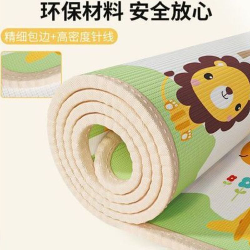 Baby Crawling Mat Bedroom Thickeneded Crawling Mat Whole Household Foam Floor Mat Kidsren's Game Mat Roll Epe - image 2