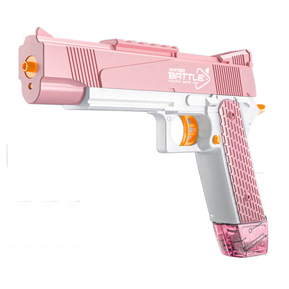 2024 Cross-Border Children's Summer Lighting Fully Automatic Burst Rechargeable Electric Water Gun Glock Boy Water Toy - image 5