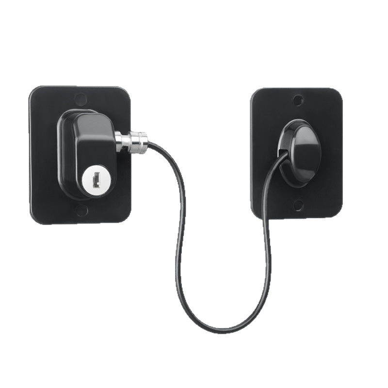 Window buckle lock catch limiter sliding door lock anti-theft child door and window safety lock non-punching outside window opening - image 5