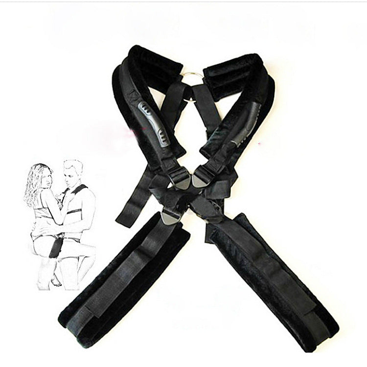 Adult sexy backpack men and women hug each other alternative sex products toy posture help labor-saving with swing - image 2