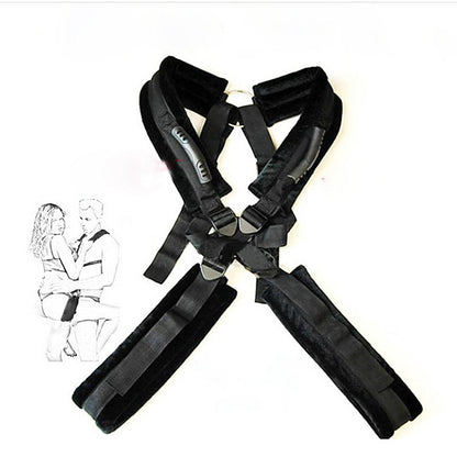 Adult sexy backpack men and women hug each other alternative sex products toy posture help labor-saving with swing - image 2