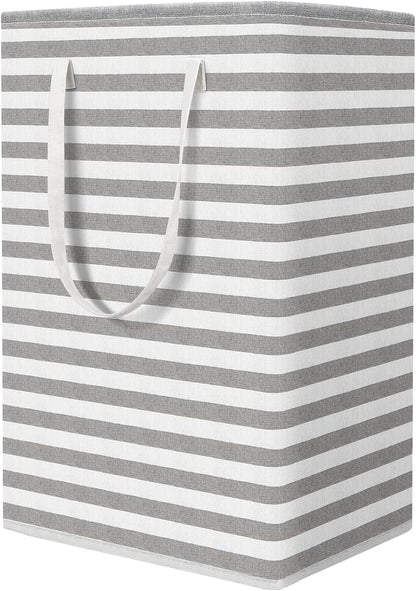 Cross-border Amazon folding moisture-proof striped laundry basket home laundry basket storage basket clothing toy storage basket - image 2