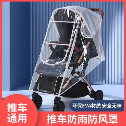 Baby Stroller Windproof Cover, Rain Cover, Universal Type, Winter Warm Baby and Child Rain Cover, Stroller Raincoat - image 1