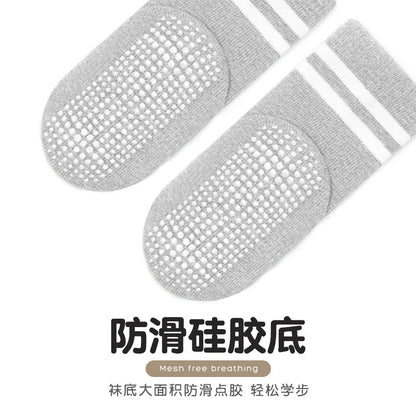 Children's floor socks dispensing non-slip baby cotton socks summer mesh children's socks home socks 1-12 years old middle and big children - image 3