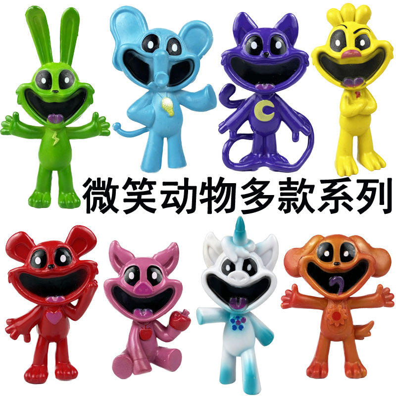 Cross-Border New Product Scary Smiling Animal Hand-Made Doll Monster Game Peripheral Toy Model Ornaments - image 1