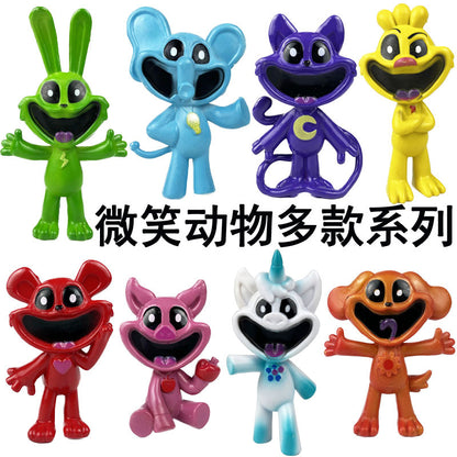 Cross-Border New Product Scary Smiling Animal Hand-Made Doll Monster Game Peripheral Toy Model Ornaments - image 1