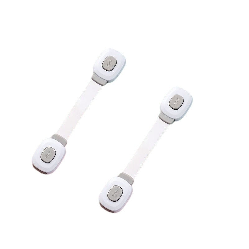 Children's safety lock protective drawer lock baby anti-pinch hand multi-functional baby anti-open refrigerator cabinet cabinet door lock - image 5