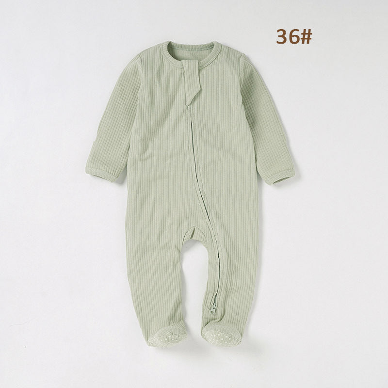 Baby Bodysuit Ribbed Fabric Romper