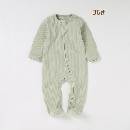 Baby Bodysuit Ribbed Fabric Romper