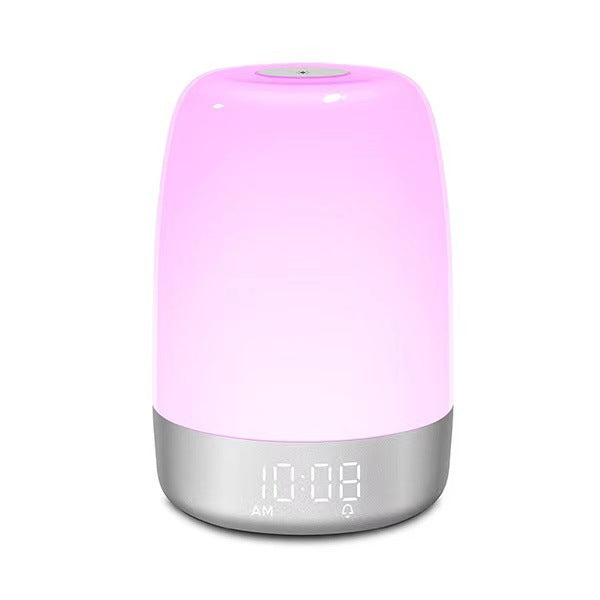 New Simulation Sunrise Wake-Up Light Led Digital Alarm Clock Light Baby Sleeping Light Bedside Atmosphere Night Light - image 5