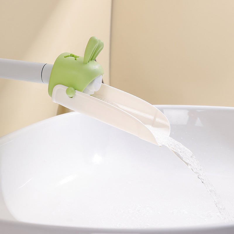 Bathroom Children's Water Guide Device Silicone Faucet Extender Baby Hand Washing Splash-Proof Faucetextender - image 2