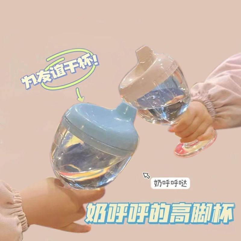 Baby Cup Goblet Creative Duckbill Cup Children's Milk Cup with Scale Funny Drop-proof Student Wine Cup - image 1
