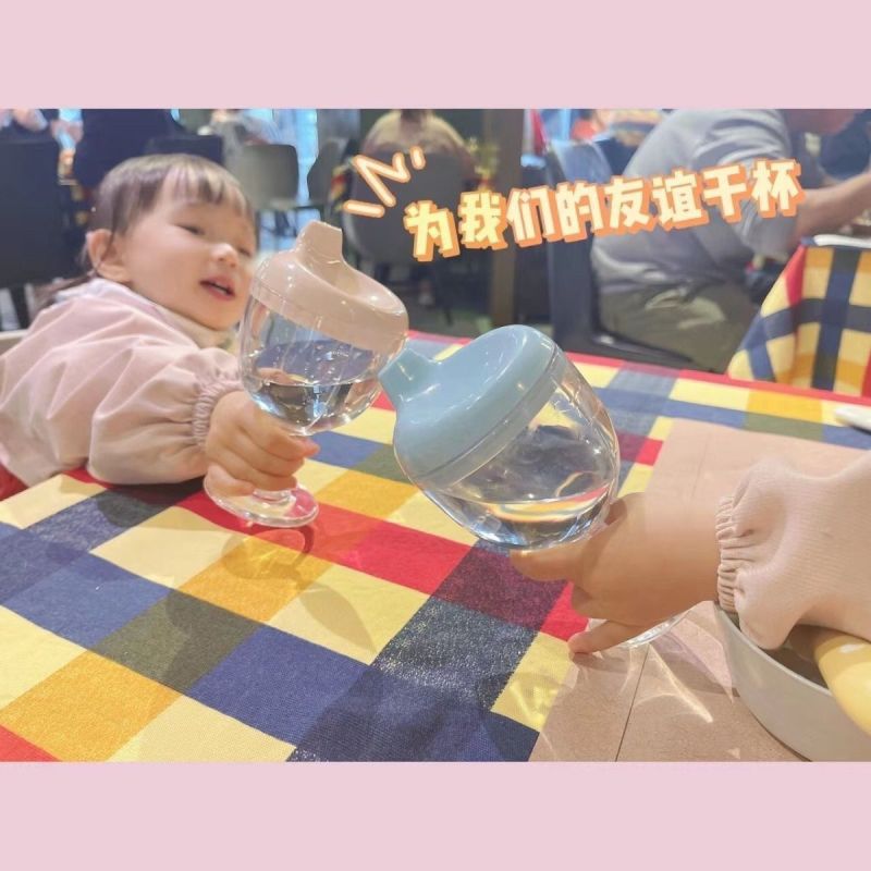 Baby Cup Goblet Creative Duckbill Cup Children's Milk Cup with Scale Funny Drop-proof Student Wine Cup - image 2