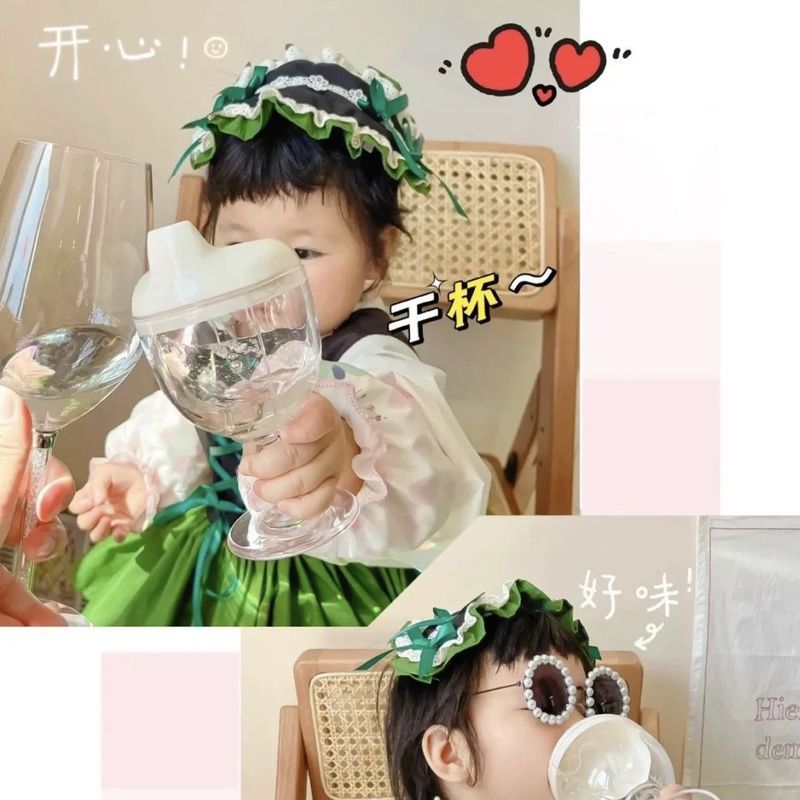 Baby Cup Goblet Creative Duckbill Cup Children's Milk Cup with Scale Funny Drop-proof Student Wine Cup - image 4