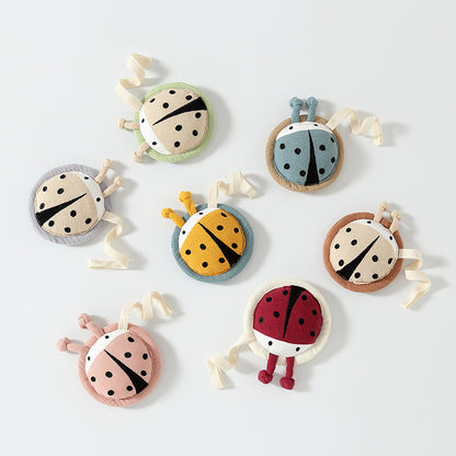 Baby Doll Comforter, Newborn Rattle, Beetle Baby Cuddle Sleep Hand Puppet Toy, Sleep Aid Pendant - image 1