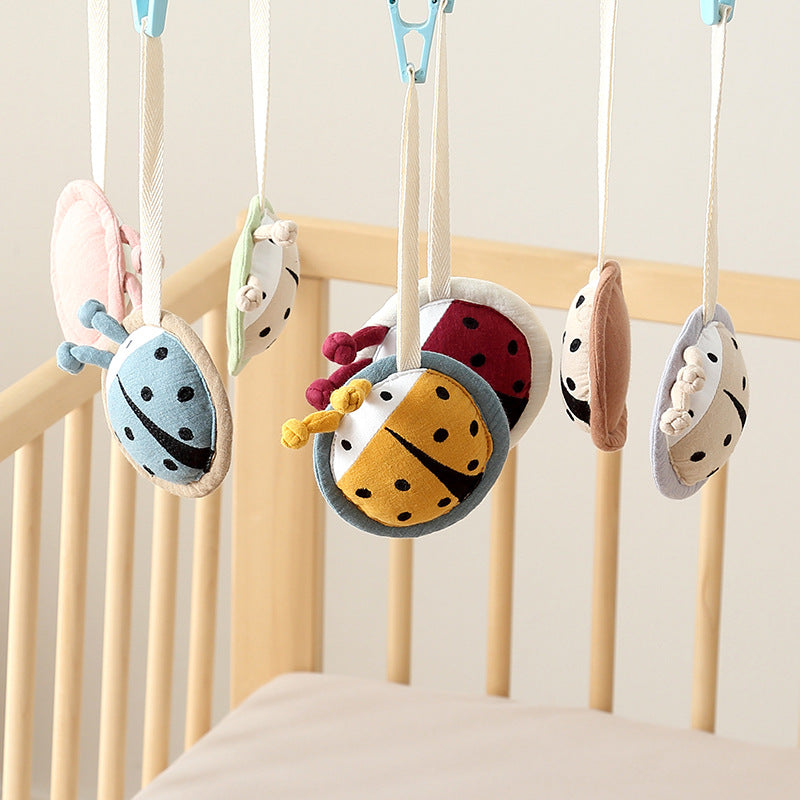 Baby Doll Comforter, Newborn Rattle, Beetle Baby Cuddle Sleep Hand Puppet Toy, Sleep Aid Pendant - image 4