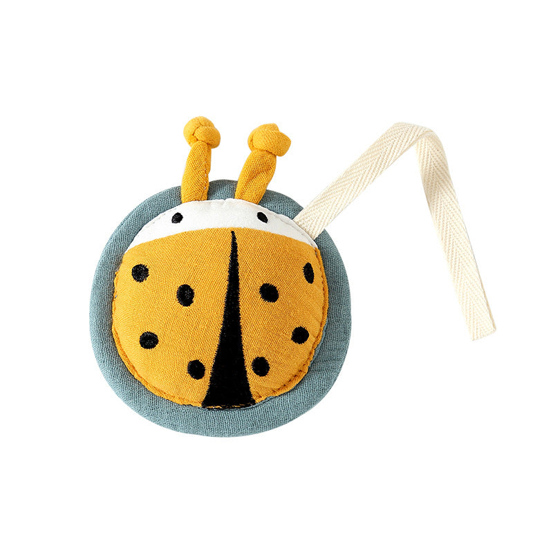 Baby Doll Comforter, Newborn Rattle, Beetle Baby Cuddle Sleep Hand Puppet Toy, Sleep Aid Pendant - image 5