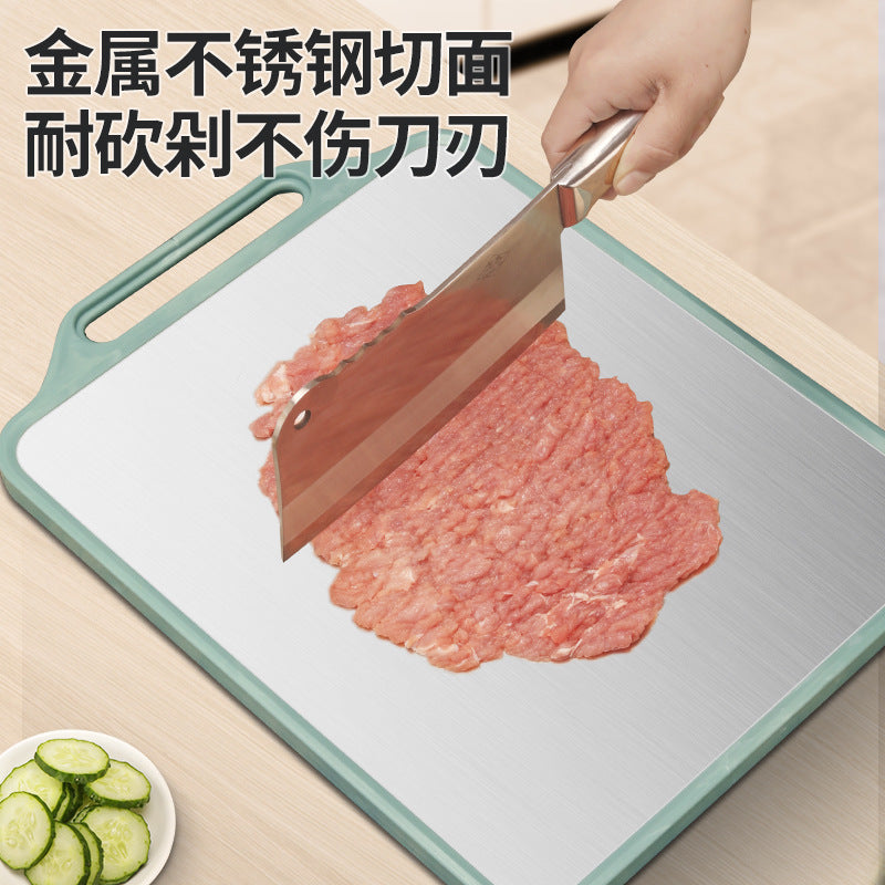Food Grade PE Cutting Board Household Food Grade Baby Food Supplemented Double-Sided Cutting Board Fiber Cutting Board Chopping Board Antibacterial and Mildew-proof - image 2