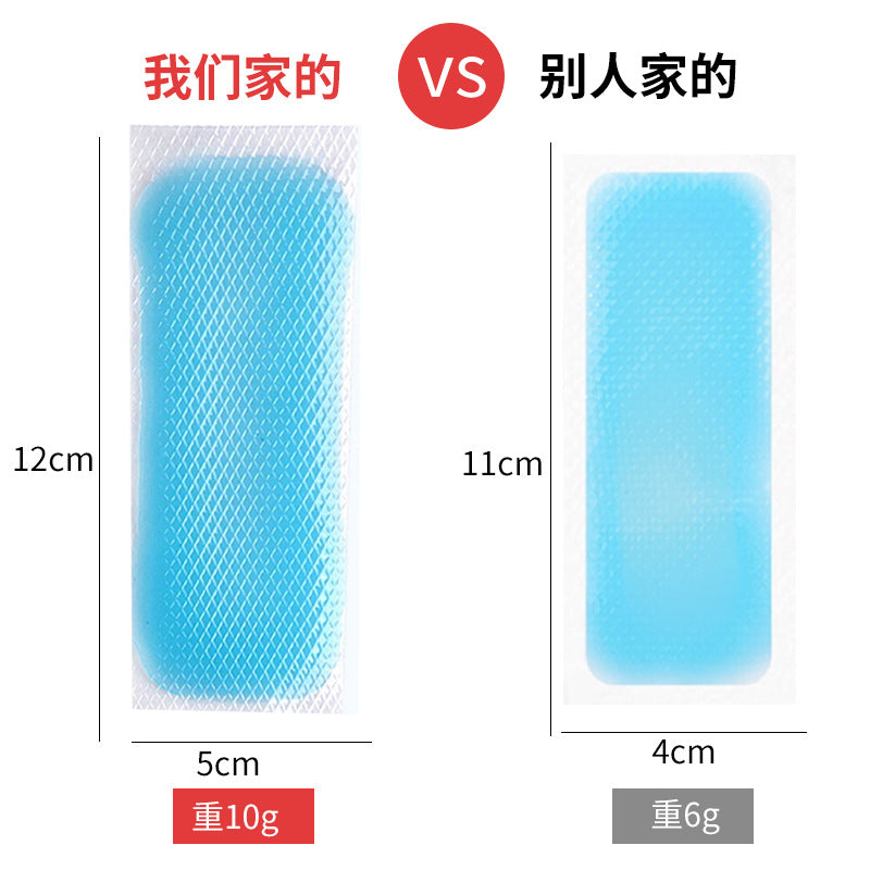 Cold paste manufacturers wholesale cooling paste fever cross-border military training cool ice paste English cartoon baby ice paste - image 3