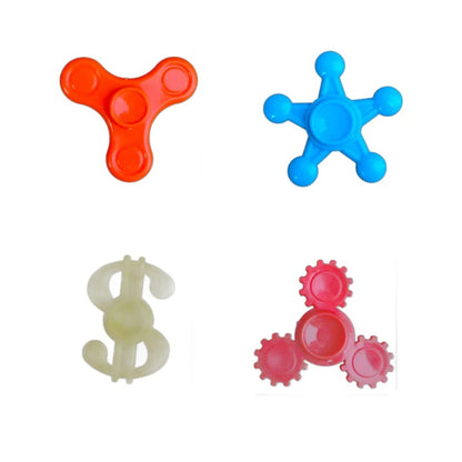 Mini Plastic Fingertip Spinner Student Finger Spinner 4cm Colorful Small Capsule Toy Educational Stress-Relief Toy - image 5