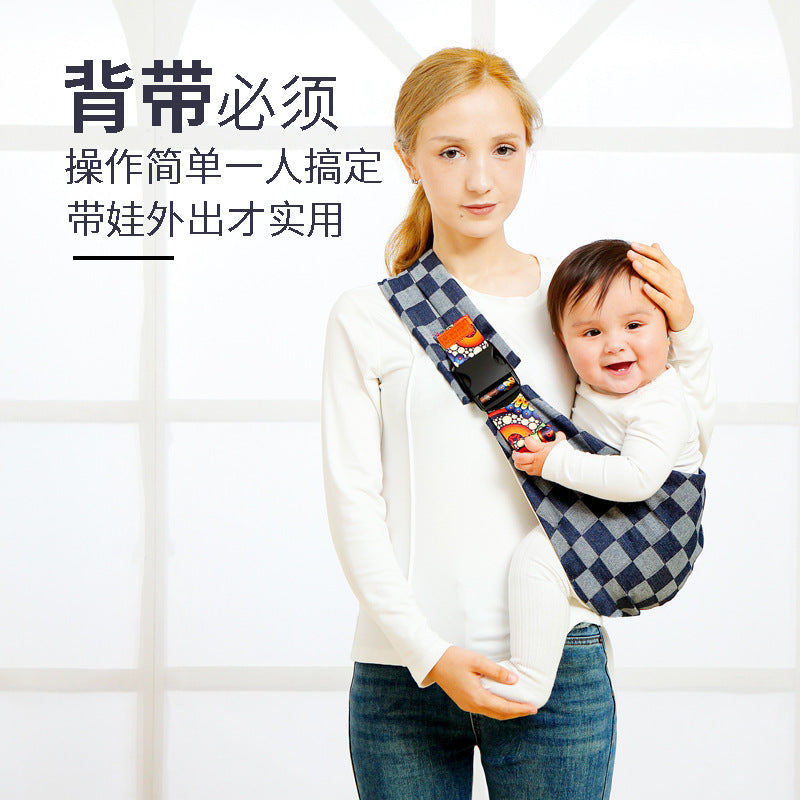 Cross-Border Manufacturer Direct Supply Baby Carrier, Baby Holding Device, Waist Stool, Four-Season Model, Front-Side Carry Style, Ce Certified - image 1