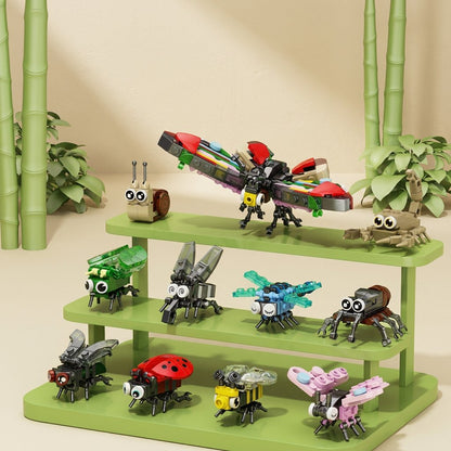 Cubepaws animal-themed assembled building blocks toy with birds, animals, insects, and seabed themes - view 3
