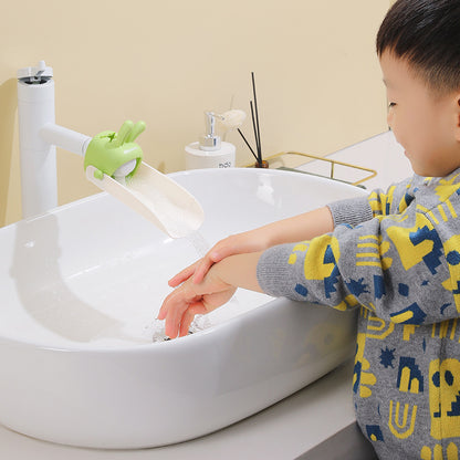 Faucet extender baby hand washing cute cartoon children's universal silicone extension extension switch splash-proof artifact - image 3