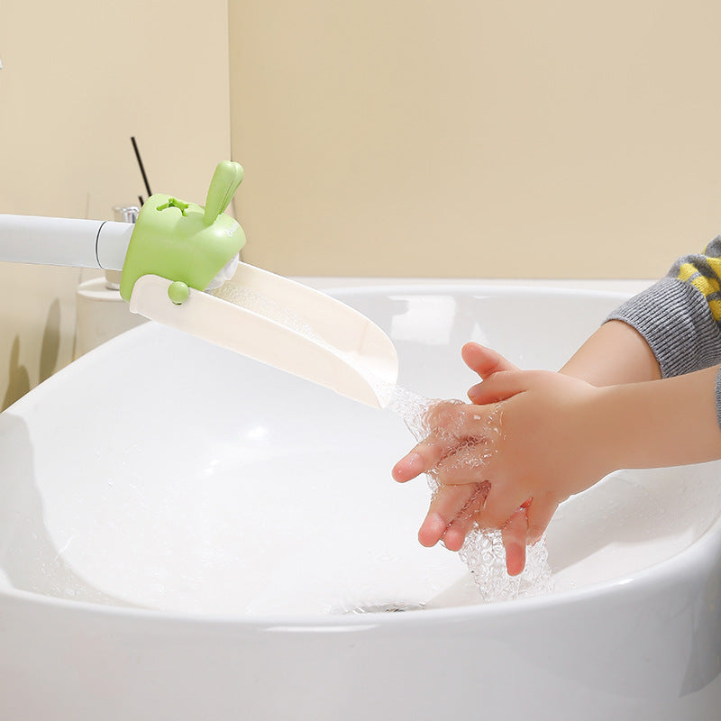 Faucet extender baby hand washing cute cartoon children's universal silicone extension extension switch splash-proof artifact - image 4