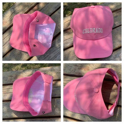 Children's Parent-Child Baseball Cap Summer Ponytail Girls' Empty Cap Fashionable Baby Sunshade Cap Sunscreen Cap - image 2