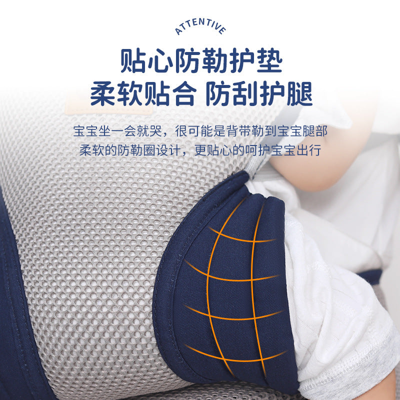 Strap Baby Front Hug Newborn Baby Lightweight Four Seasons Multifunctional Front and Rear Dual Use Baby Hug Artifact Free Hands - image 2