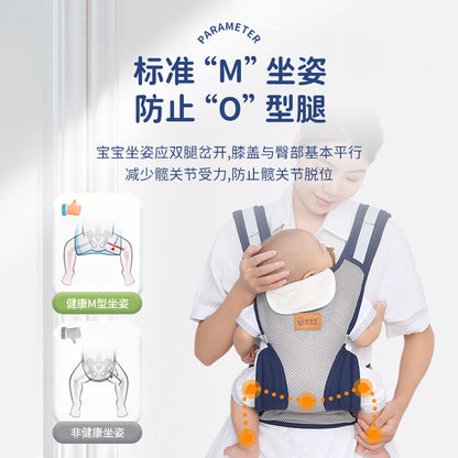 Strap Baby Front Hug Newborn Baby Lightweight Four Seasons Multifunctional Front and Rear Dual Use Baby Hug Artifact Free Hands - image 3