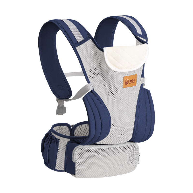 Strap Baby Front Hug Newborn Baby Lightweight Four Seasons Multifunctional Front and Rear Dual Use Baby Hug Artifact Free Hands - image 5