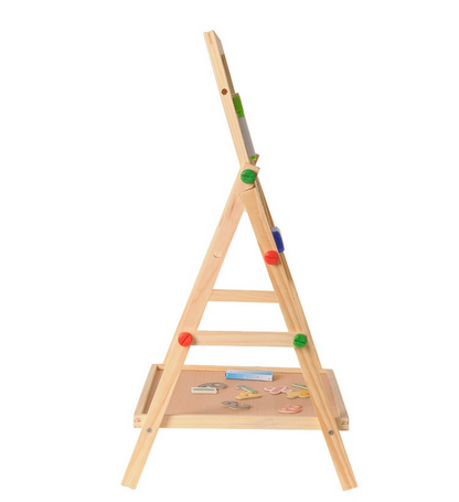 Kids 2 in 1 Wooden Blackboard Whiteboard Children Art Easel