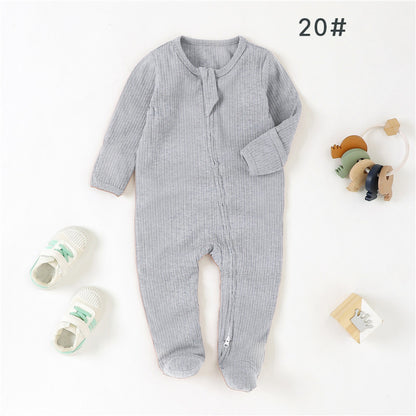 Baby Bodysuit Ribbed Fabric Romper