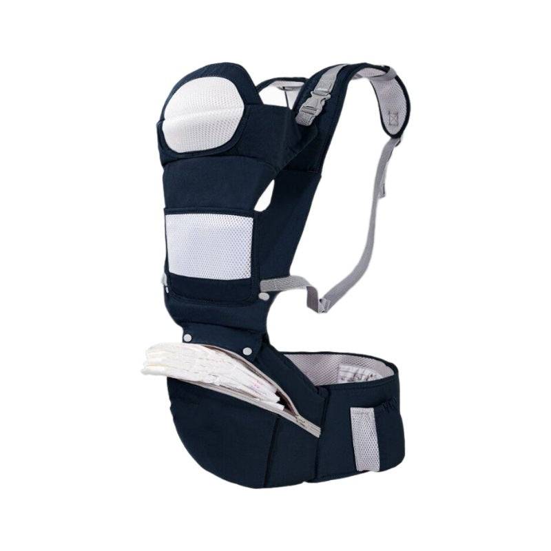 Baby slings waist stool can be used to store baby waist stool horizontal holding type front and rear dual-use shoulder holding baby artifact mother and baby supplies - image 5
