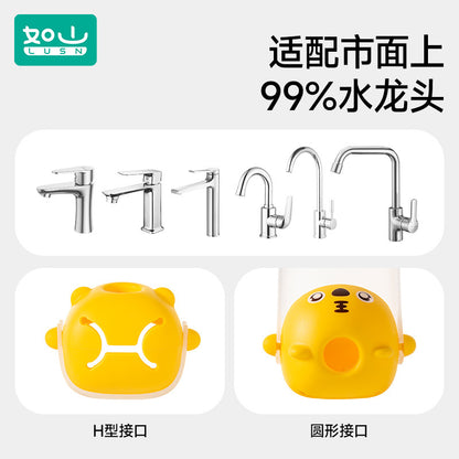 Rushan children's faucet extender baby hand washing silicone extension extension splash-proof artifact cute universal - image 4