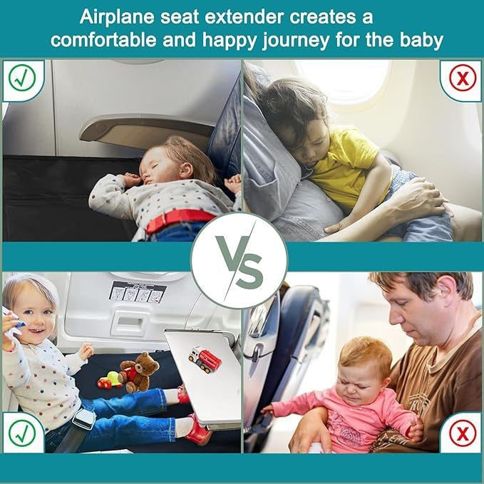 Children Airplane Foot Pedal Baby Airplane Hammock Portable Kids Travel Bed Airplane Seat Extender in Stock - image 4