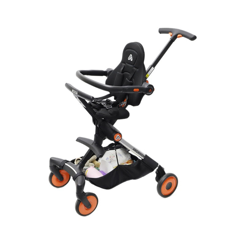 amorhome Baby Walking Artifact Accessories Storage Bottom Pocket Storage Net Pocket Baby Cart Hanging Bag Accessories - image 5