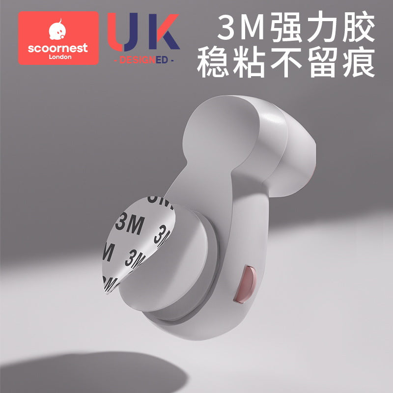 Anti-pinch hand door barrier automatic door blocking artifact children's anti-closing door clamp baby safety door card anti-collision door room door crack - image 3