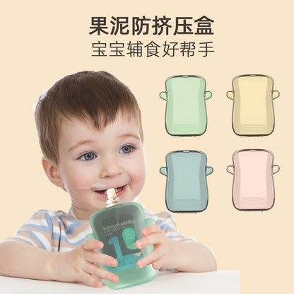 Cross-Border Hot Selling Infant Anti-Extrusion Puree Box Suction Bag Can Assist Complementary Food Baby Feeding Artifact Does Not Stick to Your Hands - image 1